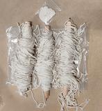 Macramé Touw - 3 Rollen, Wit, Ophalen of Verzenden, Zo goed als nieuw, 30 tot 120 cm