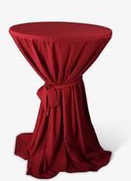 2 statafelkleden met strik bordeaux rood 1x gebruikt, Ophalen, Zo goed als nieuw