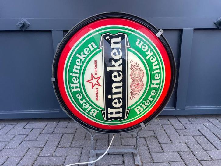 HEINEKEN FRANSTALIGE LICHT RECLAME, Verzamelen, Merken en Reclamevoorwerpen, Gebruikt, Lichtbak of (neon) lamp, Ophalen