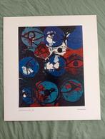 Ernst Wilhelm Nay offset prent jaren 60 Abstract., Antiek en Kunst, Verzenden