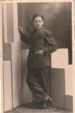 fotokaart  -  jongen  comunie kant  ? ? ?, Verzamelen, Verzenden, Voor 1940, Zo goed als nieuw, Kind
