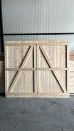 Dubbel deuren voor tuinhuis / schuur / schuurtje of garage, Ophalen, Nieuw, Hout, Overige typen