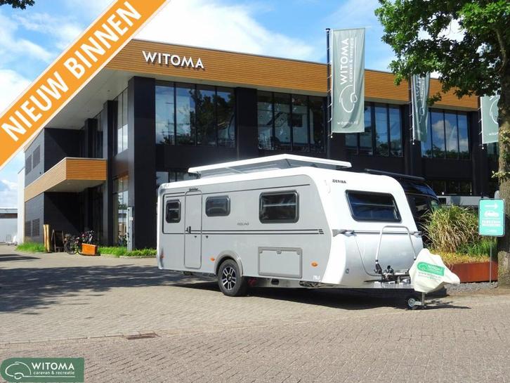 Eriba Feeling 470 witoma 50 jaar aanbieding, Caravans en Kamperen, Caravans, Bedrijf, tot en met 4, 1000 - 1250 kg, Standaardzit