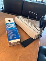 Kam- of plasticbindmachine + bindringen, Diversen, Ophalen of Verzenden, Gebruikt