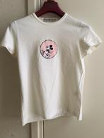Donaldson t-shirt wit met opdruk van Mickey in roze XS, Verzenden, Wit, Donaldson, Nieuw