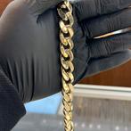 14k gouden armband cuban schakel dik model, Ophalen of Verzenden, Nieuw, Goud