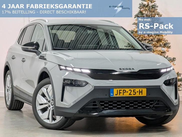 Skoda Elroq 60 RS-Pack | Matrix LED | 4Jaar Fabrieksgarantie, Auto's, Skoda, Bedrijf, Te koop, Overige modellen, ABS, Achteruitrijcamera