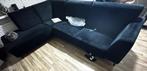 Mooie zwarte hoekbank, Huis en Inrichting, Ophalen, 250 tot 300 cm, Gebruikt, Hoekbank