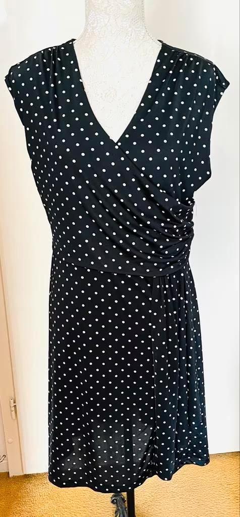 Bodyflirt polkadot jurk maat 40/42[v], Kleding | Dames, Jurken, Zo goed als nieuw, Maat 38/40 (M), Blauw, Knielengte, Ophalen of Verzenden