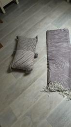 Plaid en kussen van Sissy boy, Huis en Inrichting, Woonaccessoires | Plaids en Woondekens, Ophalen of Verzenden, Zo goed als nieuw