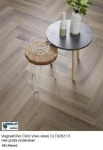 Visgraat Pvc Click Winter Eik met ondervloer €23,95m2 
