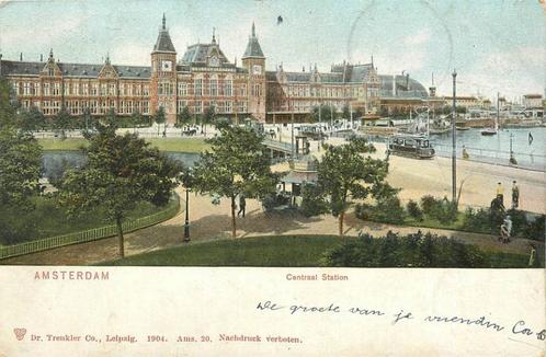 (304-208-025) Amsterdam Centraal Station, Verzamelen, Ansichtkaarten | Nederland, Noord-Holland, Verzenden