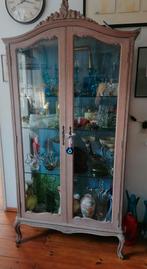 Prachtige Queen Anne Vitrine kast, Ophalen, 50 tot 100 cm, 150 tot 200 cm, 25 tot 50 cm