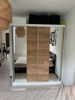 Kledingkast met schuifdeuren en spiegel, Huis en Inrichting, Kasten | Kledingkasten, Ophalen, Overige materialen, Gebruikt, 200 cm of meer