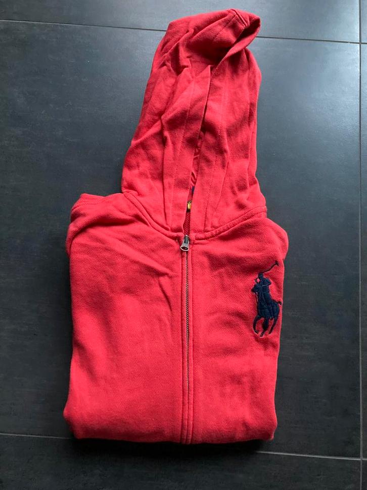 Polo Ralph Lauren hoodie. Maat: S/ rood, Kleding | Heren, Truien en Vesten, Zo goed als nieuw, Rood, Ophalen of Verzenden
