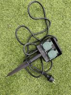 Waterdicht prikstopcontact voor in de tuin, Ophalen of Verzenden, Zo goed als nieuw