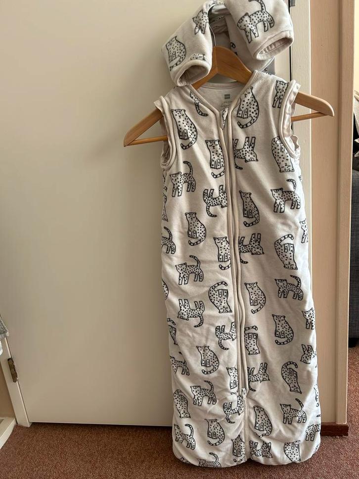 Leuke Slaapzak met Luipaardprint, Kinderen en Baby's, Dekens, Slaapzakjes en Inbakerproducten, Gebruikt, Slaapzak, 85 tot 100 cm