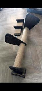Krabpaal van hout voor aan de muur + 2 opstap stukjes, Ophalen, Nieuw, Krabmeubel-onderdelen