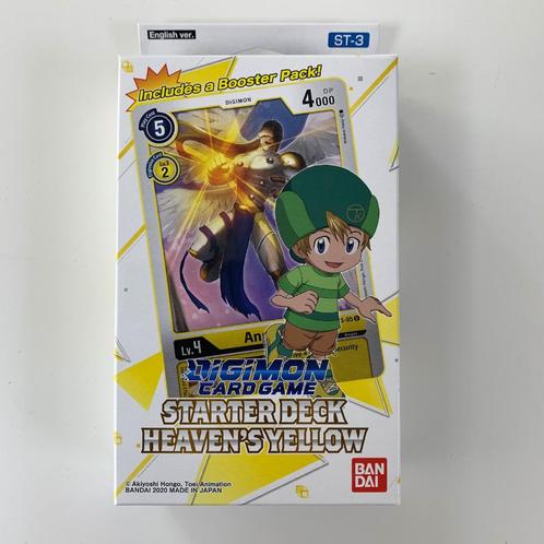 Digimon Card Game: Heaven's Yellow Starter Deck, Hobby en Vrije tijd, Verzamelkaartspellen | Overige, Nieuw, Starterdeck, Ophalen of Verzenden