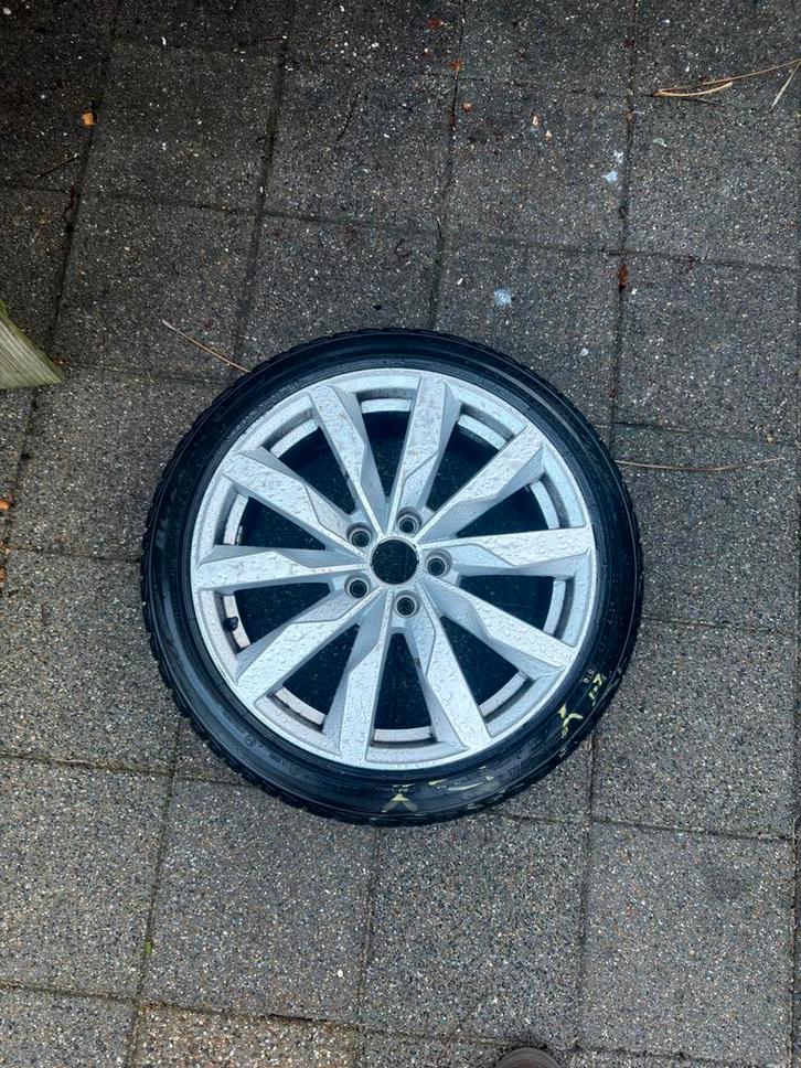 VW Golf Dijon Velgen 5x112, Auto-onderdelen, Banden en Velgen, Velg(en), Winterbanden, 18 inch, 225 mm, Personenwagen, Gebruikt