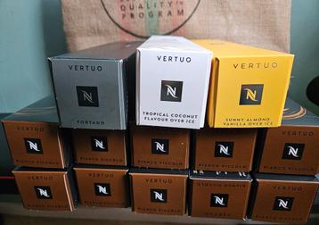 Nespresso vertuo koffiecups grote cups 17 volle  beschikbaar voor biedingen