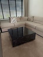 Salontafel Lesley marmerlook WestWing, Huis en Inrichting, Tafels | Salontafels, Kunststof, 50 tot 100 cm, Vierkant, Zo goed als nieuw
