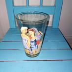 4 limonadeglazen zie omschrijving en foto's, Huis en Inrichting, Keuken | Servies, Ophalen, Glas of Glazen, Gebruikt, Glas