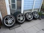 18 inch winterset amg velgen breedset, Auto-onderdelen, Banden en Velgen, 18 inch, Banden en Velgen, Personenwagen, Gebruikt