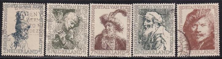 4191 - Nederland nvph 671/675 gestempeld , Zomerzegels ,, Postzegels en Munten, Postzegels | Nederland, Gestempeld, Na 1940, Verzenden