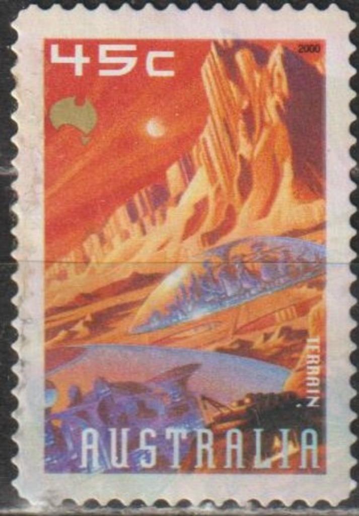 2790. Australie 1990 gest. Ruimtevaart, Postzegels en Munten, Postzegels | Oceanië, Gestempeld, Verzenden