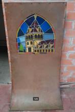 Leffe, bord, glas in lood, verlichting, 2 stuks., Ophalen, Gebruikt, Reclamebord, Plaat of Schild, Leffe