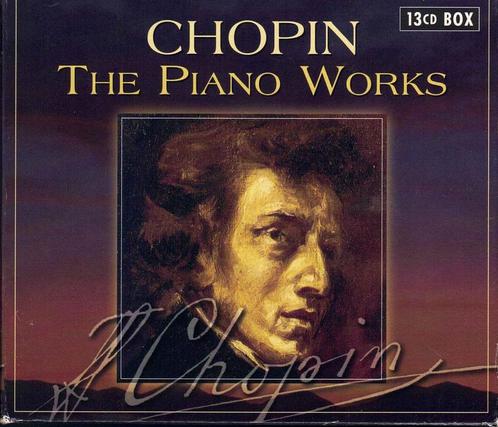 Chopin The Piano works Collectie 13 CD box, Cd's en Dvd's, Cd's | Klassiek, Zo goed als nieuw, Overige typen, Romantiek, Boxset