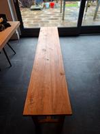 Teakhouten bank / sidetable - zware kwaliteit, Ophalen