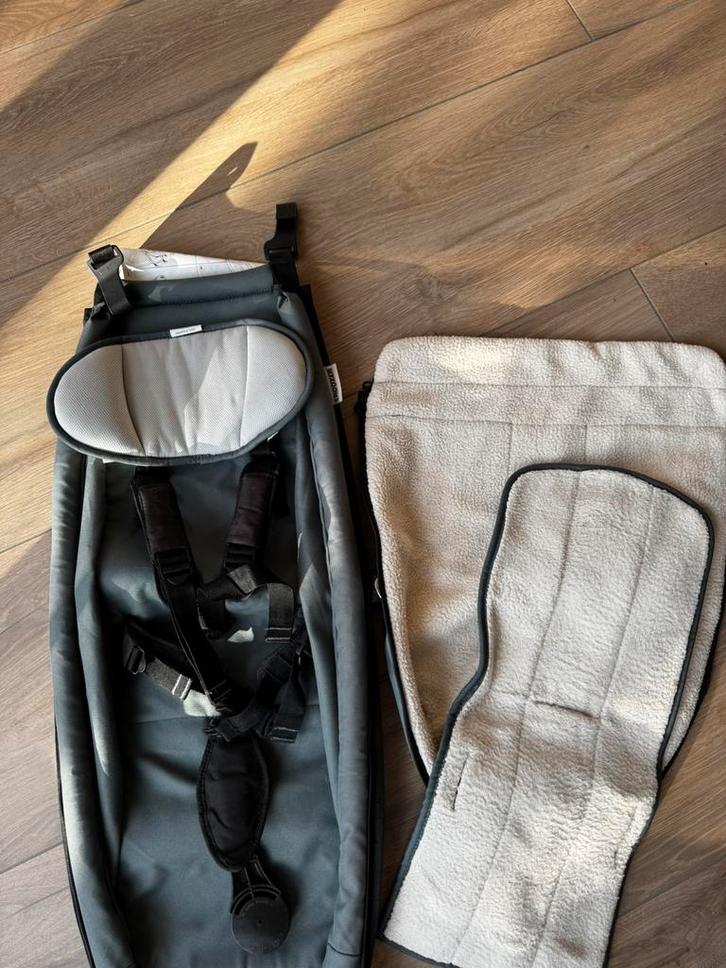 Te koop: Croozer babyzitje + winterset, Fietsen en Brommers, Fietsaccessoires | Aanhangers en Karren, Zo goed als nieuw, Kinderkar