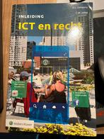 Inleiding ICT en recht 4e druk, Boeken, Ophalen of Verzenden, Zo goed als nieuw, S.L. Gellearts