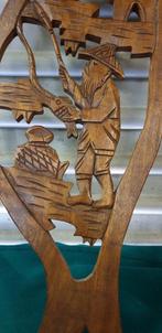 houtsnijwerk visser , japans groot, Ophalen of Verzenden, 'T Olde Gre-j, Info@toldegrej.nl, Endepoelstraat 20f Didam