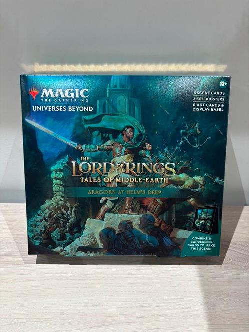 Magic The Gathering - LotR Holiday Scene Box Aragorn, Hobby en Vrije tijd, Verzamelkaartspellen | Magic the Gathering, Nieuw, Losse kaart