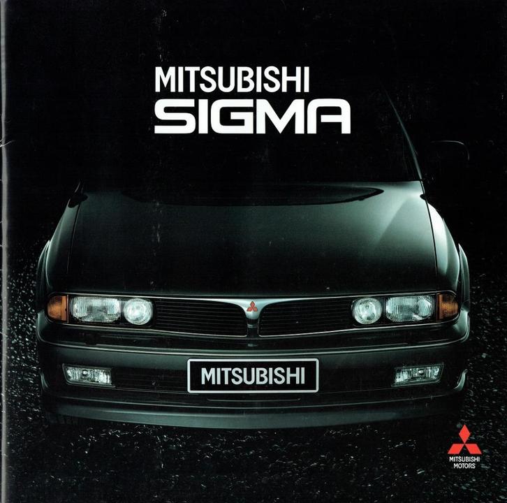 Folder Mitsubishi Sigma (uit Oostenrijk - 1991), Boeken, Auto's | Folders en Tijdschriften, Gelezen, Mitsubishi, Verzenden