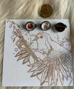 Leuke set mini broches kerst roodborstjes, Ophalen of Verzenden, Nieuw