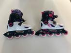 OXELO skates voor meisjes + kinderhelm + set 3x2 beschermers, Ophalen, Verstelbaar, Kinderen, Zo goed als nieuw