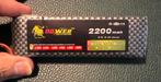 LiPo 2S accu 2200 mAh 7,4 Volt nieuw, Overige merken, Nieuw, Ophalen of Verzenden, Groter dan 1:32