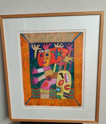 Clemens Briels - Zeefdruk, geen titel beschikbaar voor biedingen