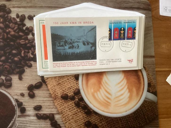 No4879 Trompet Nr111 Heb ook van Nederland jaargangen fdc, Postzegels en Munten, Postzegels | Eerstedagenveloppen, Onbeschreven