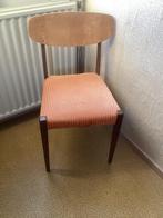 Vintage Oranje Stoel, Gebruikt, Overige kleuren, Ophalen of Verzenden, Eén