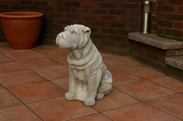 sharpei tuinbeeld shar-pei beschikbaar voor biedingen