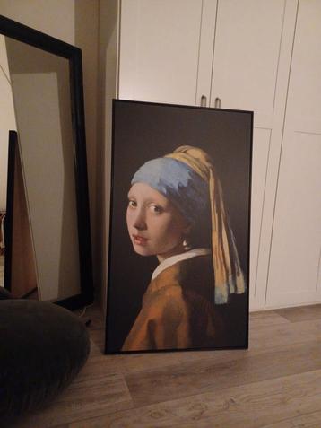 Schilderij  meisje met de parel