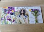 3 maal Tijdschrift: Seasons, Ophalen of Verzenden, Schilderij, Minder dan 50 cm