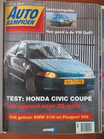 Autokampioen 6 1994 Honda Civic Coupé, BMW 316i N, Audi RS2, Ophalen of Verzenden, Nieuw, Audi