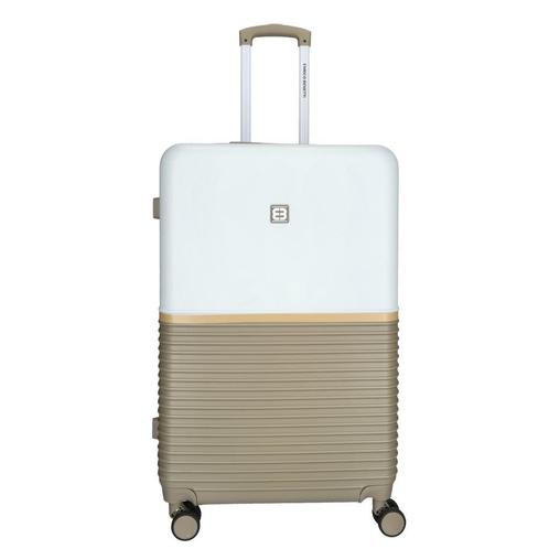 Enrico Benetti - Princetown Groot (Taupe-Ivoor) | 75x52x30cm, Sieraden, Tassen en Uiterlijk, Koffers, Nieuw, Hard kunststof, 70 cm of meer