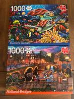 3 verschillende jumbo legpuzzels 1000 stukjes, Ophalen, 500 t/m 1500 stukjes, Zo goed als nieuw, Legpuzzel